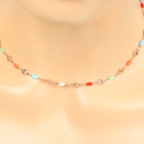 Minimalist Necklace Chain, Elegant Jewelry for Women & Girls | MLCRC19042 - Picture 6 of 10